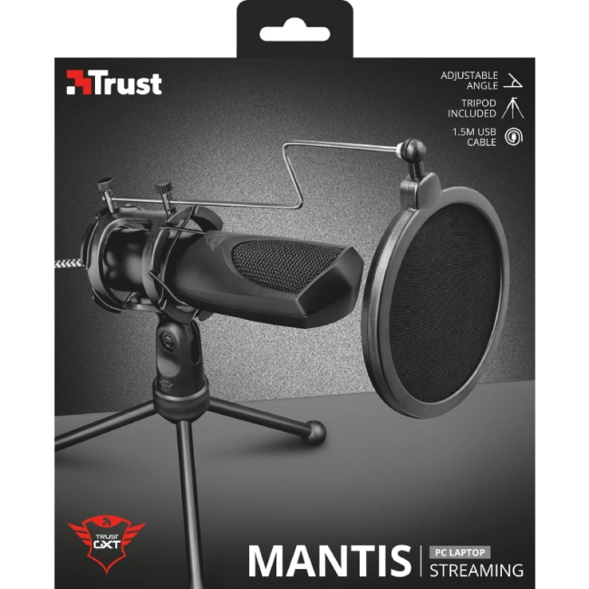Мікрофони - Мікрофон Trust GXT 232 Mantis Streaming USB (22656_TRUST)#5