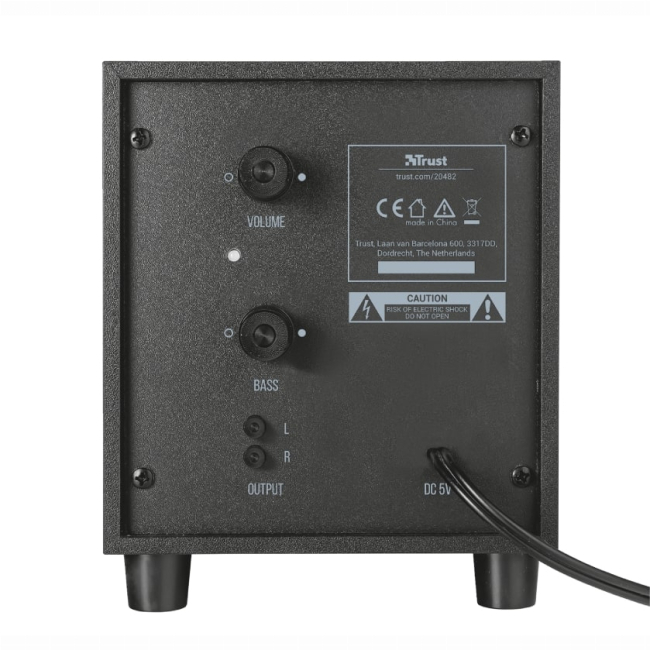 Колонки - Акустична система Trust Avora 2.1 USB/AUX чорний (20442_TRUST)#4