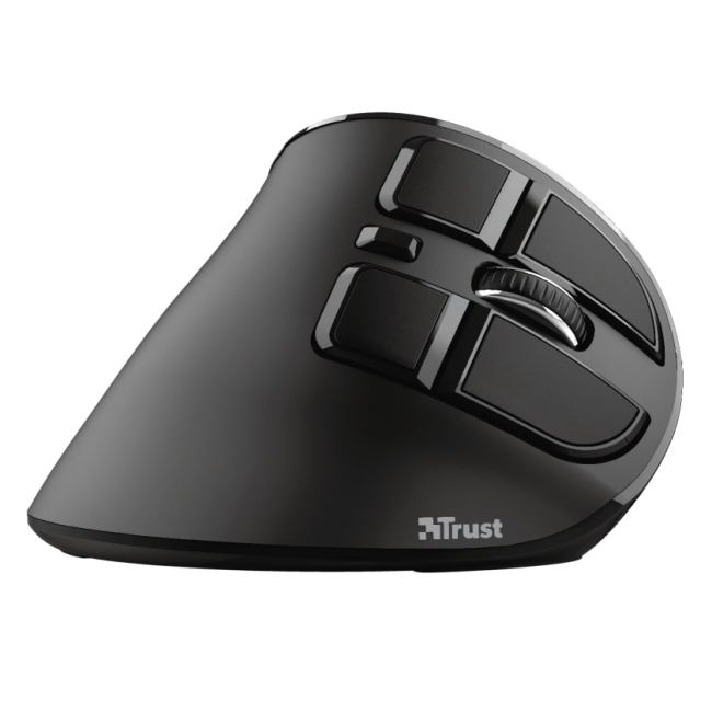 Клавіатура і миші - Мишка Trust Voxx Rechargeable Ergonomic WL чорний (23731_TRUST)#3