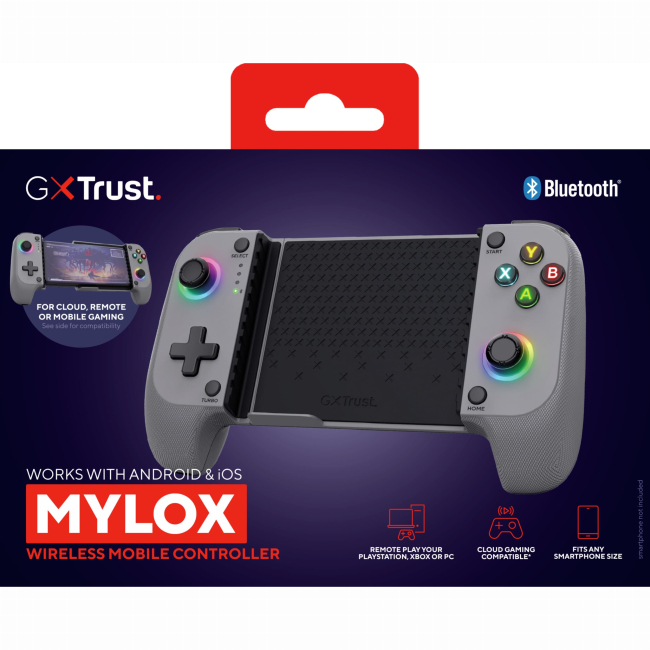 Геймпади - Геймпад Trust GXT 735G Mylox Wireless mobile Gaming Controller BT сірий (25649_TRUST)#5