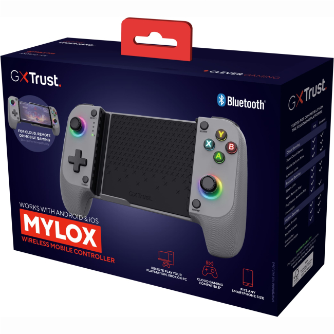 Геймпади - Геймпад Trust GXT 735G Mylox Wireless mobile Gaming Controller BT сірий (25649_TRUST)#6