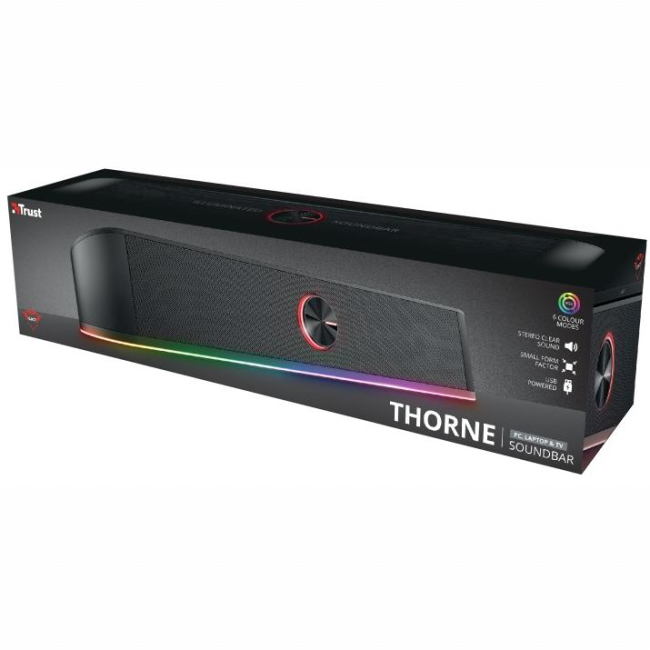 Колонки - Саундбар Trust GXT 619 Thorne USB/AUX RGB чорний (24007_TRUST)#4
