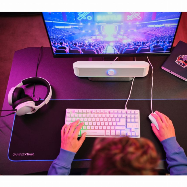 Колонки - Саундбар Trust GXT 619 Thorne USB/AUX RGB білий (25110_TRUST)#4