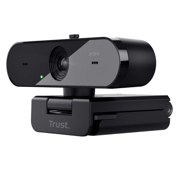 Блогерство і стрімінг - Вебкамера Trust Taxon ECO 2K QHD 30 fps auto focus чорний (24732_TRUST)#2
