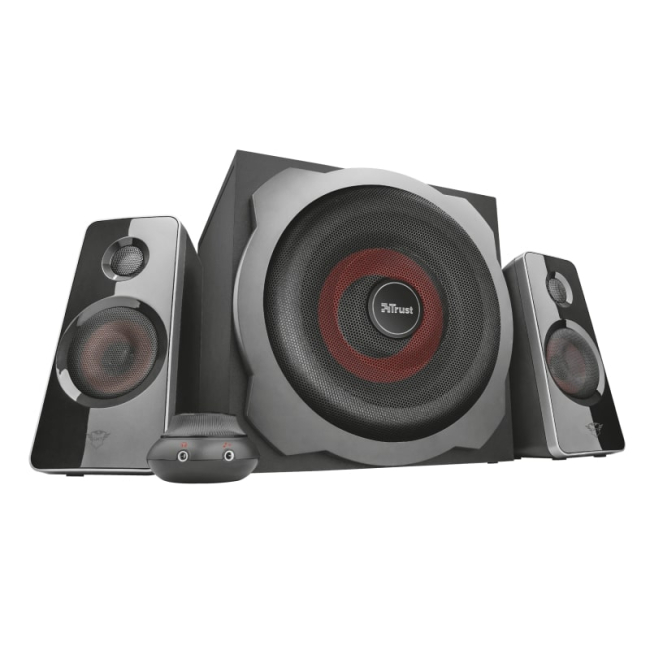 Колонки - Акустична система Trust 2.1 GXT 38 Tytan ultimate bass speaker set black (19023_TRUST)#2