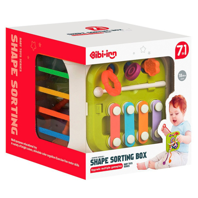 Розвивальні іграшки - Сортер Bibi-inn Куб з ксилофоном (688-74)#2