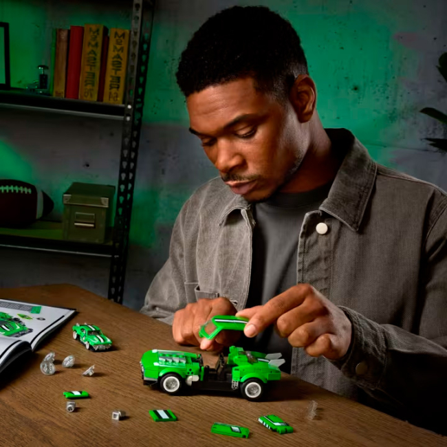 Конструктори Hot Wheels - Конструктор Mattel Brick Shop Speed Custom ’68 Camaro 289 деталей (JFT16)#2