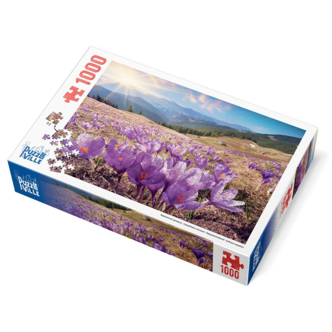 Пазли - Пазл Puzzleville Карпатські крокуси 1000 елементів (PZL1000_2)#2
