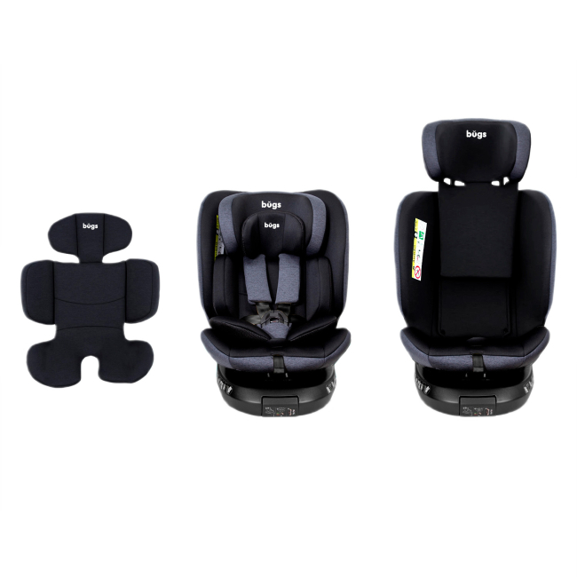 Автокрісла й аксесуари - Автокрісло Bugs Aera 360 Shadow Grey (4823056520003)#4