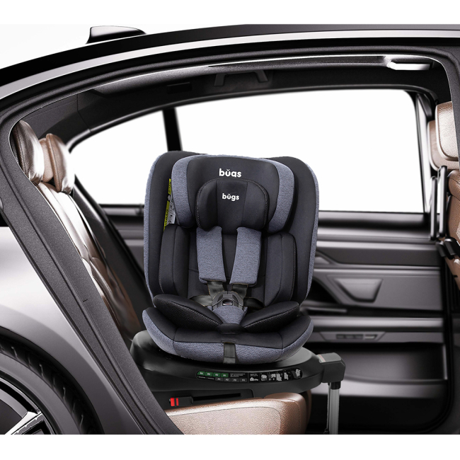 Автокрісла й аксесуари - Автокрісло Bugs Aera 360 Shadow Grey (4823056520003)#8