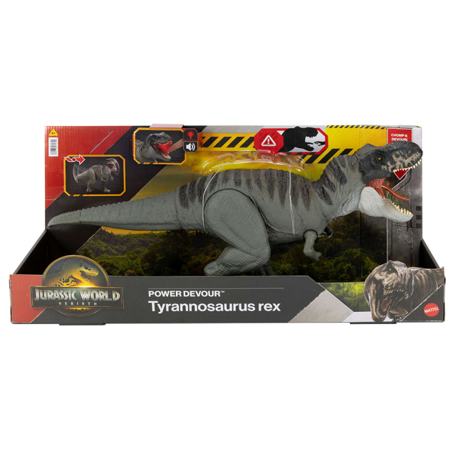 Фігурки тварин - Інтерактивна фігурка Jurassic World Світ Юрського періоду Неймовірна атака Ті-Рекса (JCH02)#3