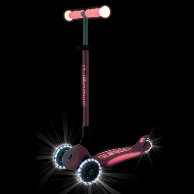 Самокати - Самокат Globber Elite lights glow рожевий (839-110)#4