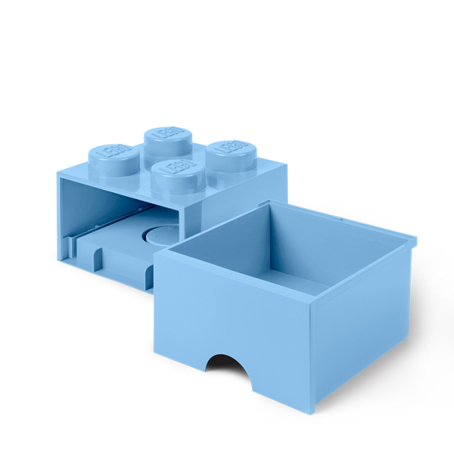 Бокси для іграшок - Висувний ящик для зберігання LEGO Lifestyle Цеглинка 4 блакитний (40051736)#3