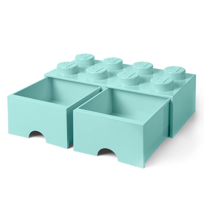 Бокси для іграшок - Висувний ящик для зберігання LEGO Lifestyle Цеглинка 8 світло-блакитний (40061742)#3