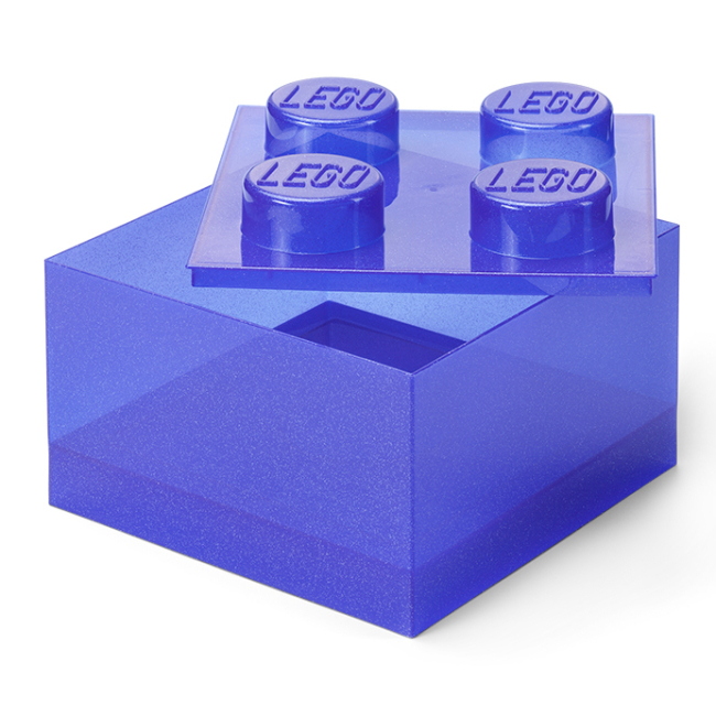 Бокси для іграшок - Коробка для зберігання LEGO Lifestyle Цеглинка 4 фіолетовий з блискітками (40090800)#2