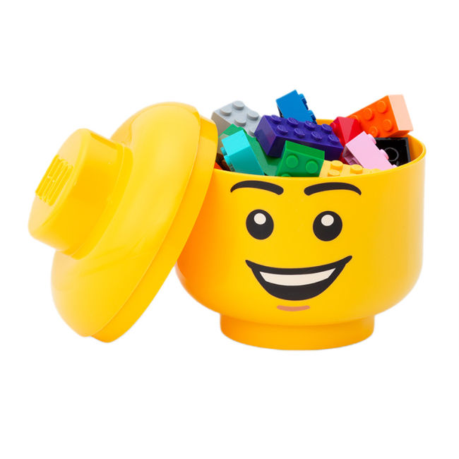 Бокси для іграшок - Бокс-голова LEGO Lifestyle Happy boy mini (40330802)#2
