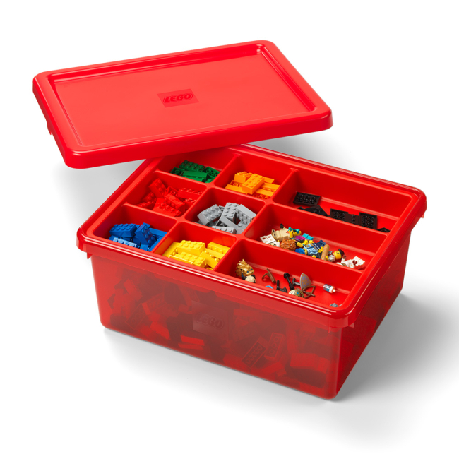Бокси для іграшок - Бокс для сортування і зберігання LEGO Lifestyle червоний (41310800)#3