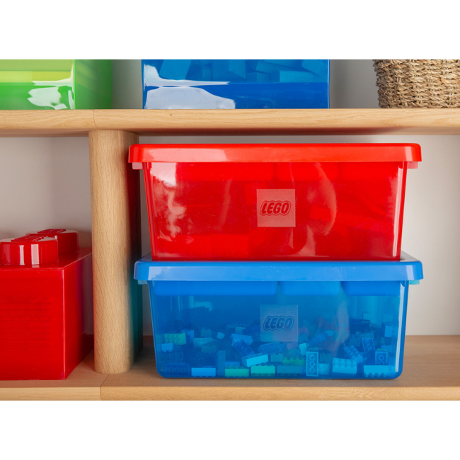 Бокси для іграшок - Бокс для сортування і зберігання LEGO Lifestyle червоний (41310800)#4