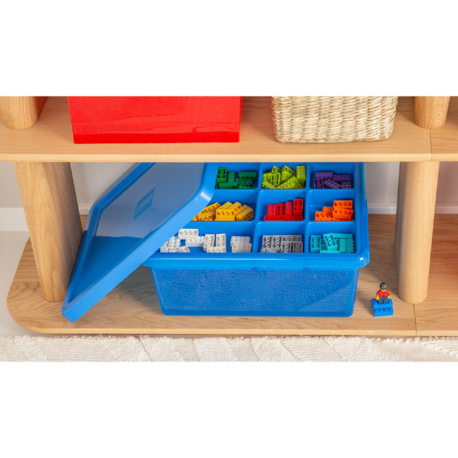 Бокси для іграшок - Бокс для сортування і зберігання LEGO Lifestyle синій (41310801)#4