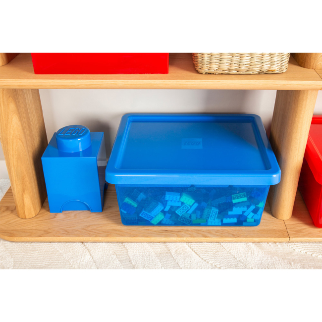 Бокси для іграшок - Бокс для сортування і зберігання LEGO Lifestyle синій (41310801)#5