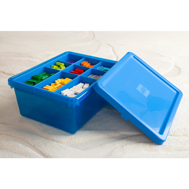 Бокси для іграшок - Бокс для сортування і зберігання LEGO Lifestyle синій (41310801)#6