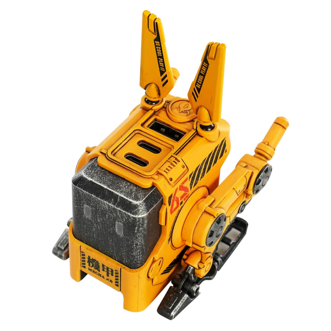 Павербанки - Зарядний пристрій GravaStar Alpha65 65Вт 2XUSB-C/USB-A War-damaged yellow (GRAVASTARA65_YLW_EUK)#5