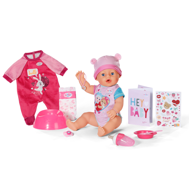 Пупси - Лялька Baby Born Мила Емма з комбінезончиком 43 см (840504)#2