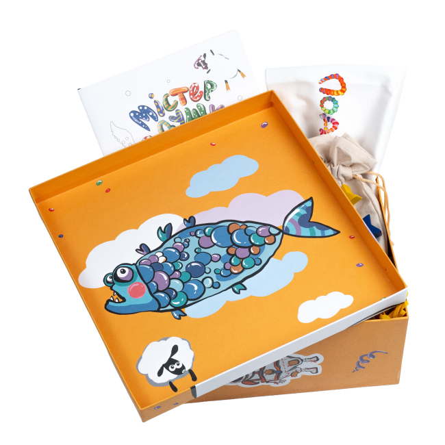 Розмальовки та актівітібуки (2-6 років) - Подарунковий бокс «Містер Подушка та кит Ґудзичок» (4820296570041)#3