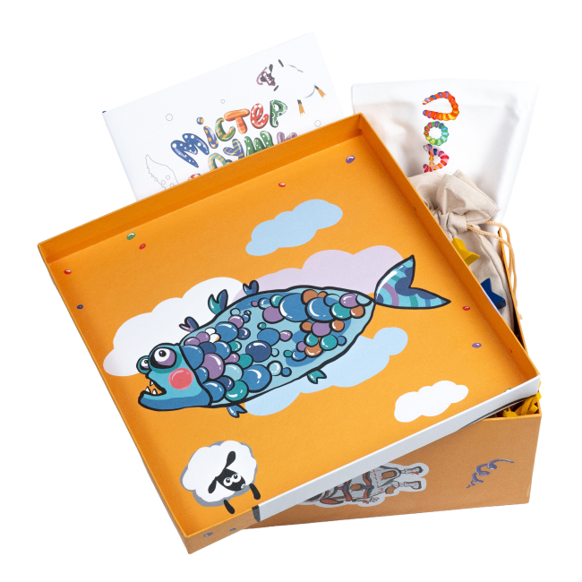 Розмальовки та актівітібуки (2-6 років) - Подарунковий бокс «Містер Подушка та пес» (4820296570058)#3