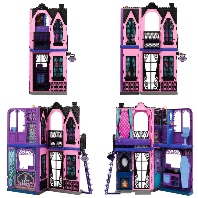 Меблі та будиночки - Ігровий набір Monster High БУ-тік Готель Лігво для моторошно стильних (JBF16)#2