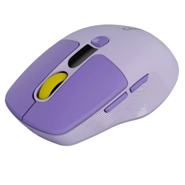 Клавіатура і миші - Миша Canyon MW-26 LCD Silent Wireless/Bluetooth Violet (CNS-CMSW26V)#2