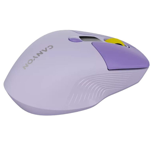 Клавіатура і миші - Миша Canyon MW-26 LCD Silent Wireless/Bluetooth Violet (CNS-CMSW26V)#6