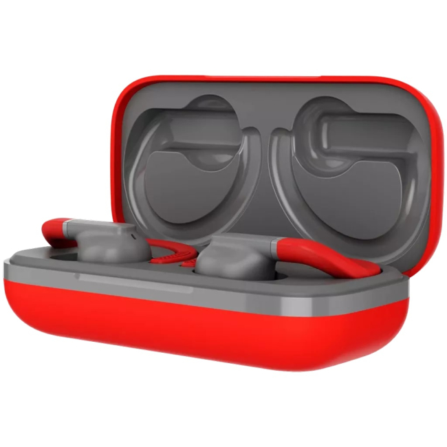 Навушники - Навушники Canyon OnRun 11 Sport TWS Red-Grey (CNS-TWS11R)#3