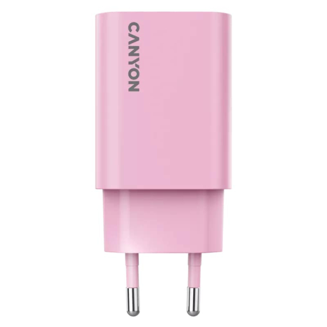 Павербанки - Мережевий зарядний пристрій Canyon OnCharge 30CL 1xPD Type-C 30W Pink (CNE-CHA30CLPK)#2
