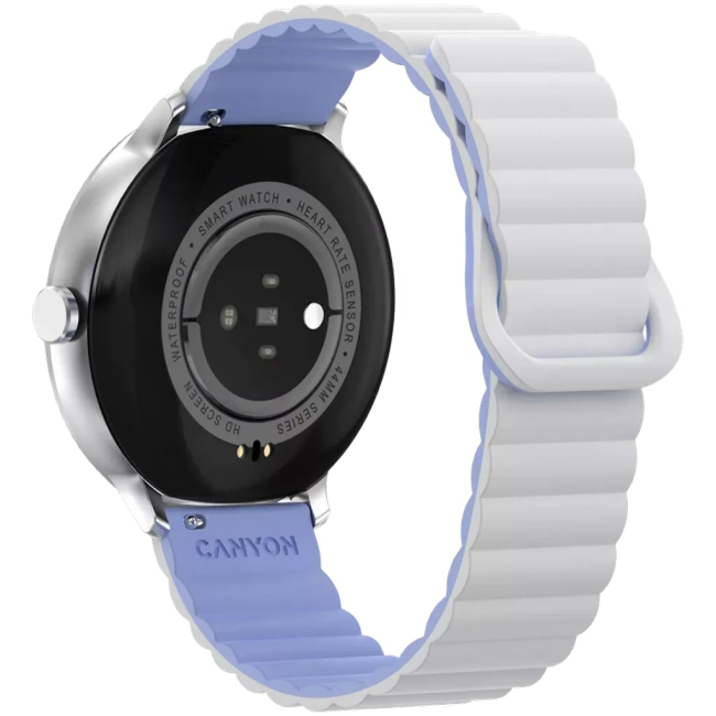 Смарт-годинники та фітнес браслети - Смарт-годинник Canyon Jacky SW-69 White Blue (CNS-SW69WB)#5