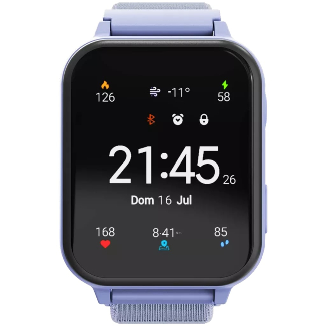 Смарт-годинники та фітнес браслети - Смарт-годинник Canyon Alfie KW-37 MP3 Study&Game Blue (CNE-KW37BL)#2