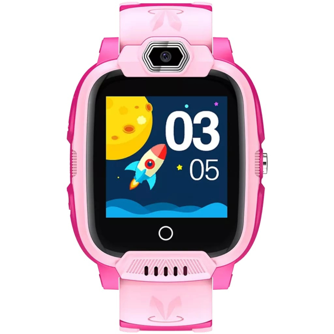 Смарт-годинники та фітнес браслети - Смарт-годинник Canyon Jondy KW-44 Kids 4G Camera GPS Wi-Fi Music Pink (CNE-KW44PP)#2