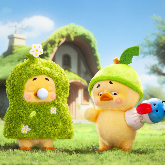 Персонажі мультфільмів - М’яка іграшка-сюрприз Pop Top 1983toys Upset Duck Справжнє я (AP17183802000C)#4