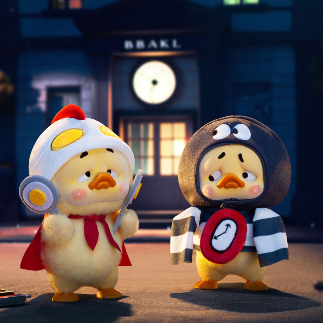 Персонажі мультфільмів - М’яка іграшка-сюрприз Pop Top 1983toys Upset Duck Справжнє я (AP17183802000C)#5