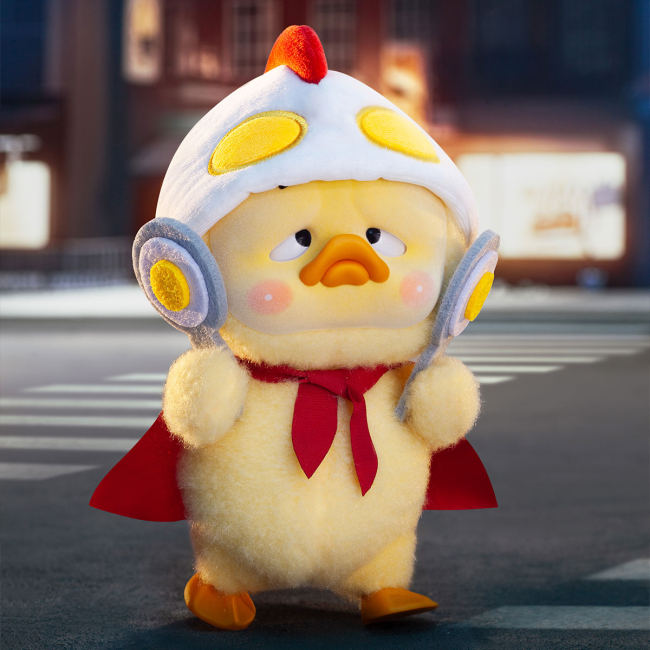 Персонажі мультфільмів - М’яка іграшка-сюрприз Pop Top 1983toys Upset Duck Справжнє я (AP17183802000C)#8