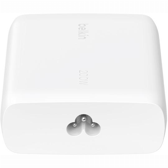Павербанки - Зарядний пристрій мережевий Belkin 200Вт 4хUSB-С GAN PD PPS білий (WCH015VFWH)#3