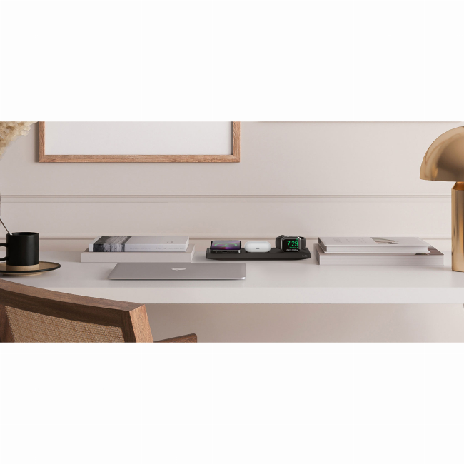 Павербанки - Зарядний пристрій бездротовий Belkin MagSafe PRO iPhone/Watch/AirPods 3в1 чорний (WIZ016VFBK)#7