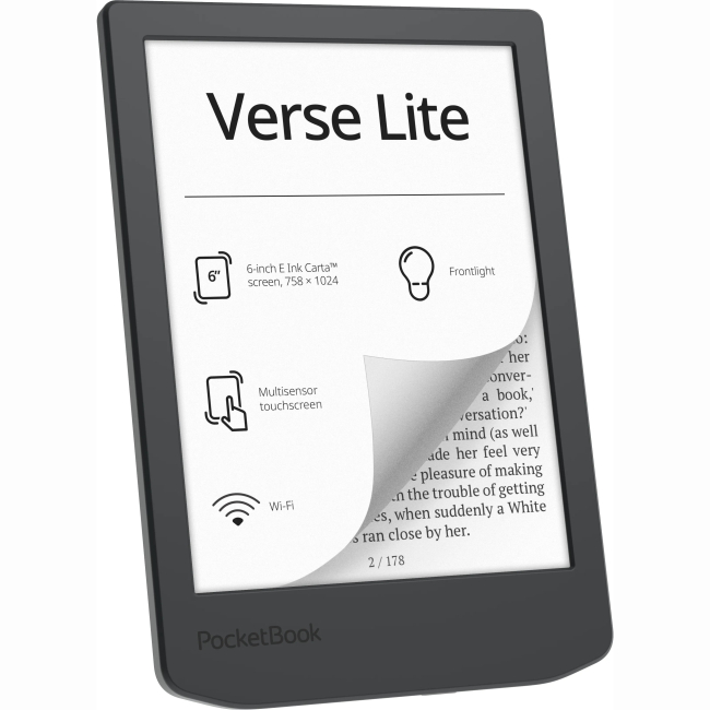 Планшети - Електронна книга PocketBook 619 Verse Lite. Midnight Grey (PB619-T-CIS)#3