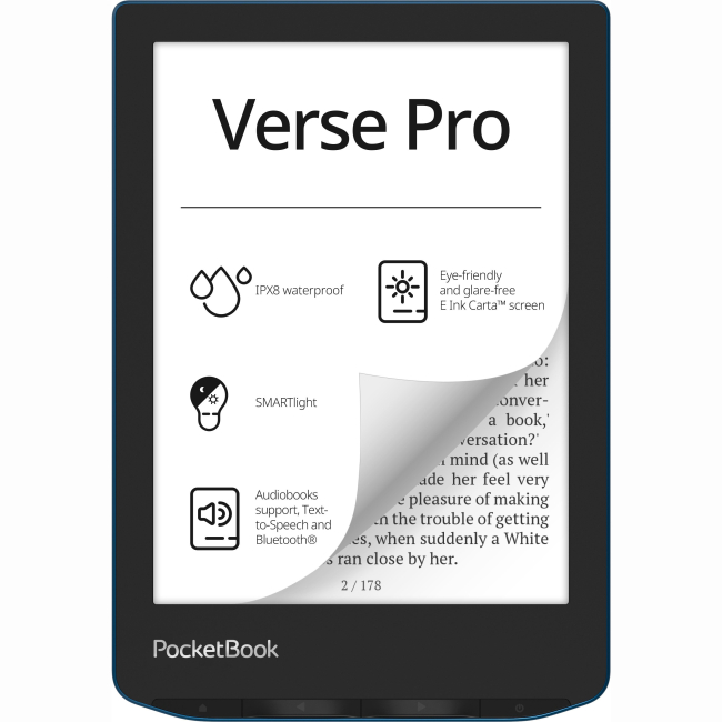 Планшети - Електронна книга PocketBook 634 Verse Pro. Azure (PB634-A-CIS)#2