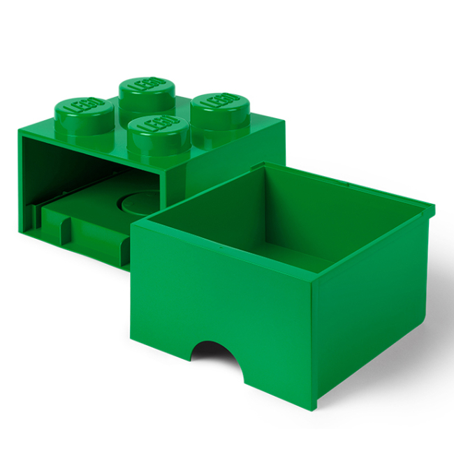 Бокси для іграшок - Висувний ящик для зберігання LEGO Lifestyle Цеглинка 4 зелений (40051734)#3