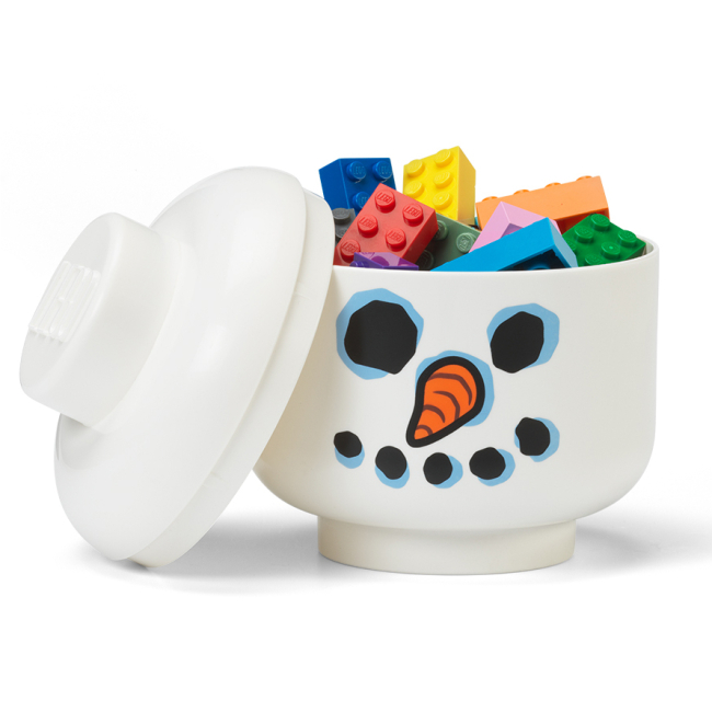 Бокси для іграшок - Бокс-голова LEGO Lifestyle Snowman Mini (40330817)#2