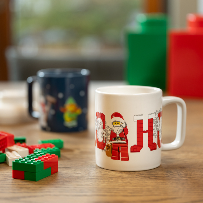 Чашки, склянки - Керамічна чашка LEGO Lifestyle Santa 300 мл (40450800)#3