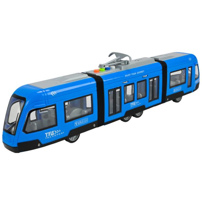 Залізниці та потяги - Іграшковий поїзд Країна Іграшок Блакитний (WY930AB/1)#2