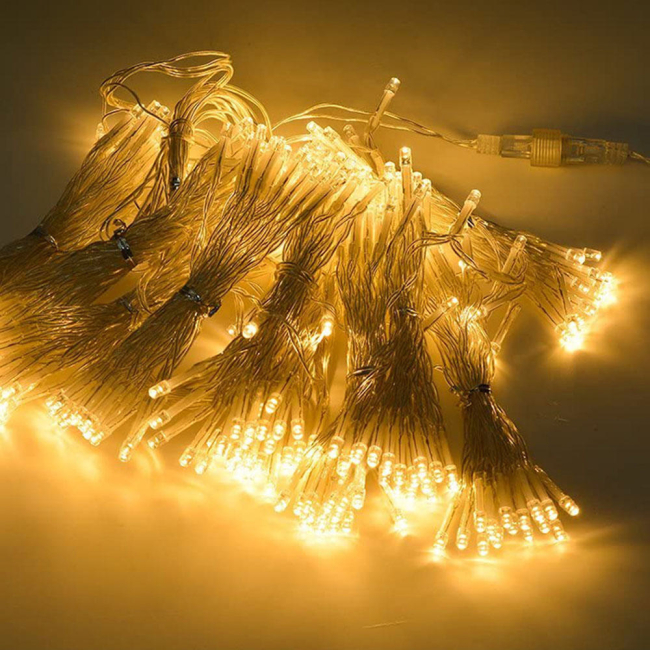 Аксесуари для свят - Світлодіодна гірлянда СolorWay штора завіса 3x3м 300LED 220В теплий колір (CW-GW-300L33V)#2