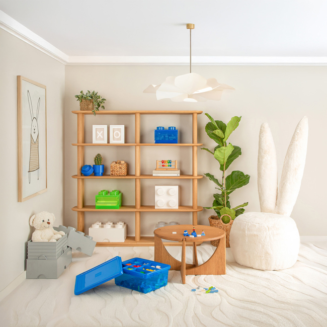 Бокси для іграшок - Бокс для зберігання LEGO Lifestyle Цеглинка 6 сірий (40000805)#3